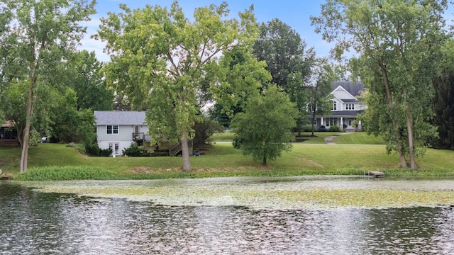 view of water feature