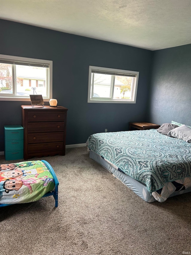 bedroom featuring carpet floors