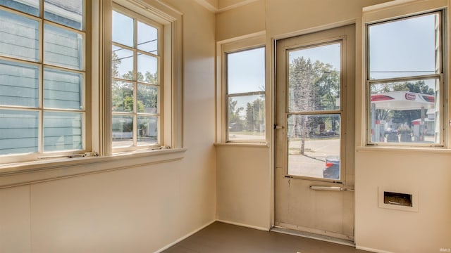 view of doorway to outside