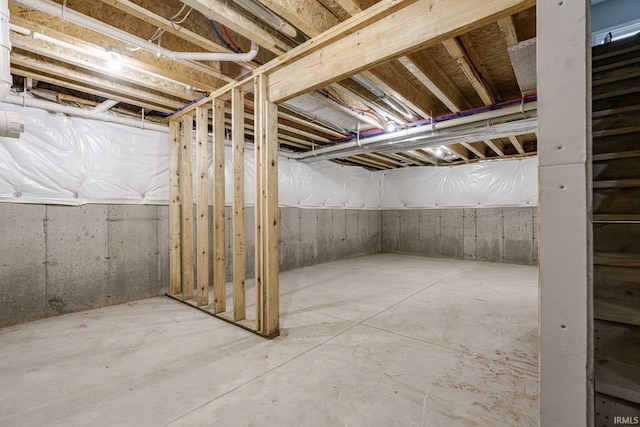 52520 E Trail Trail, South Bend, IN 46628 - view of unfinished basement