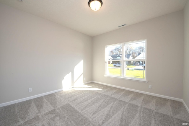 spare room with carpet floors