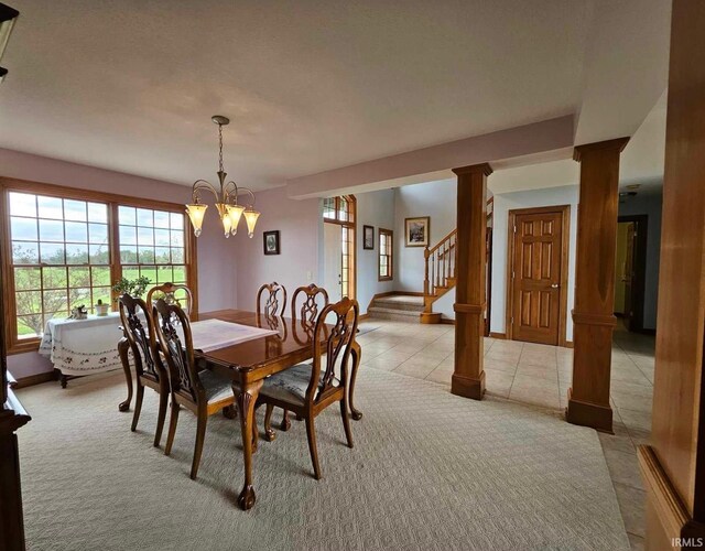 view of dining space