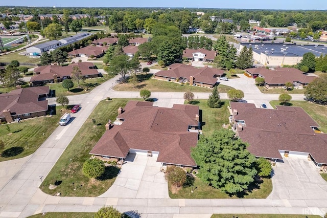 drone / aerial view featuring a residential view