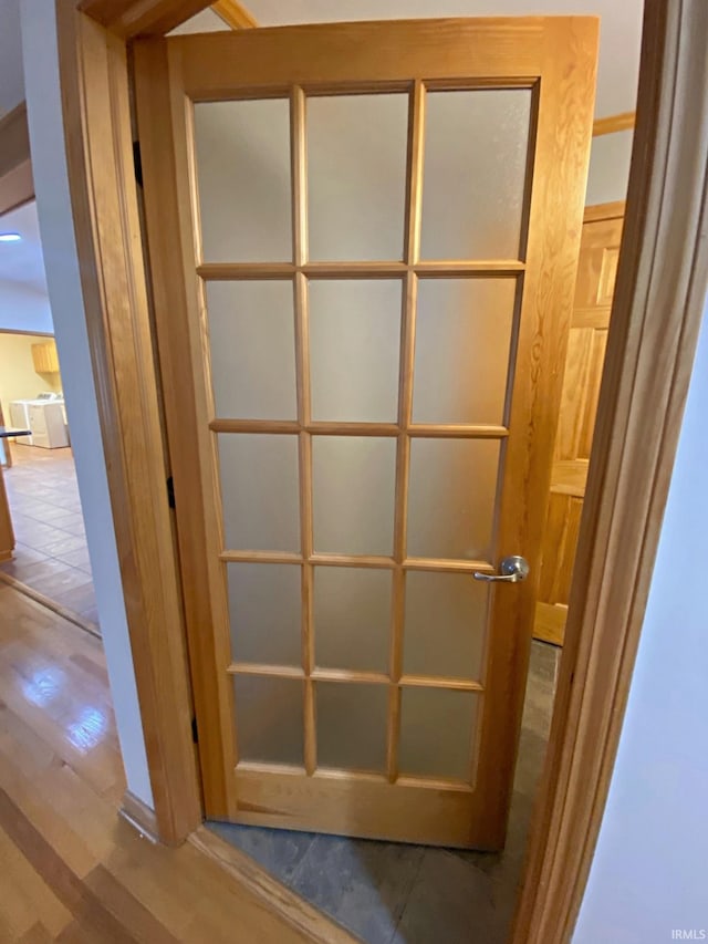 room details with wood-type flooring