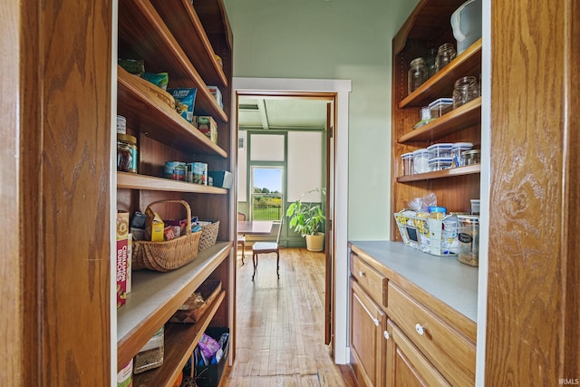 view of pantry