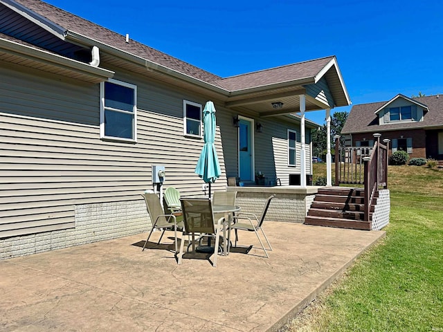 view of patio