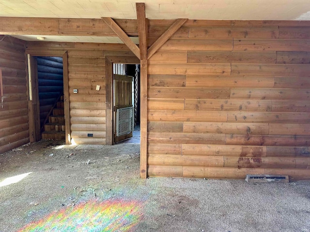 view of horse barn