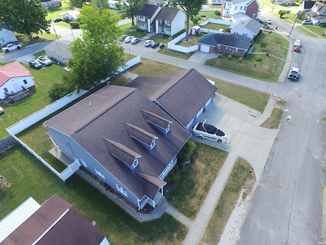 bird's eye view featuring a residential view