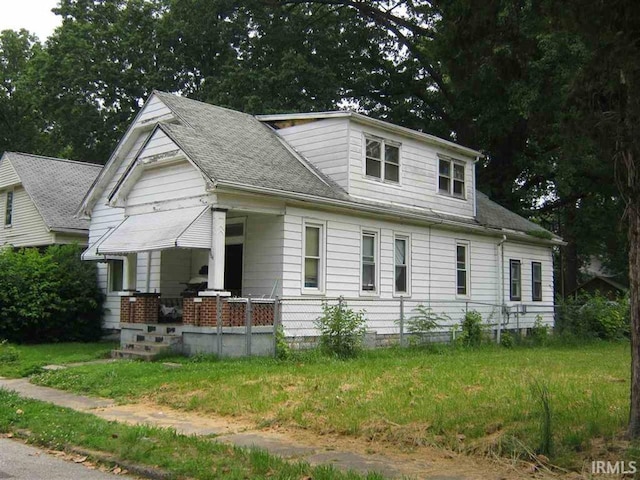 view of front of property with a porch