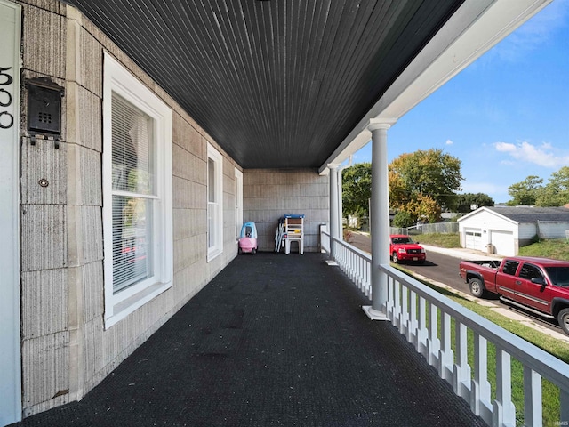 view of patio / terrace with covered porch