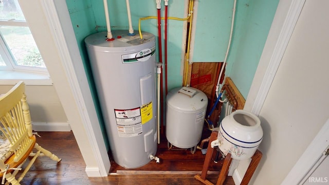 utilities featuring water heater