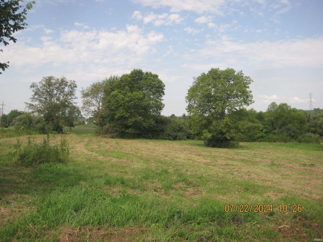 view of local wilderness featuring a rural view