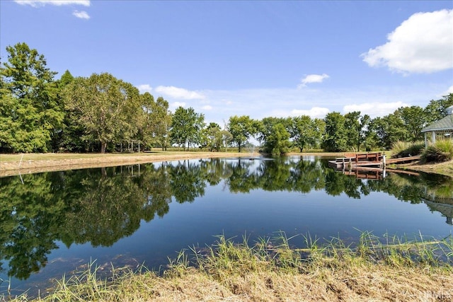 view of water feature