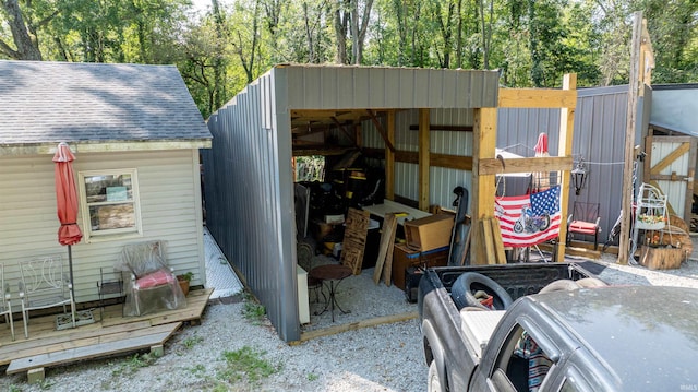 view of outbuilding