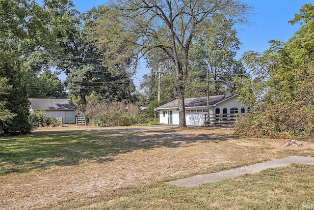 view of yard