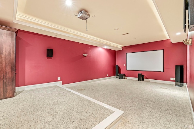 view of home theater room