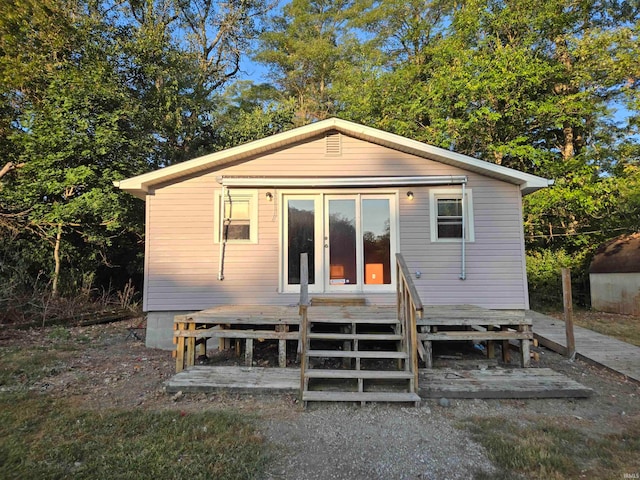 view of front of property