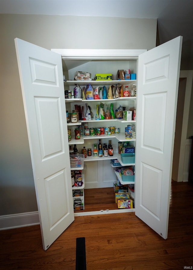 view of pantry