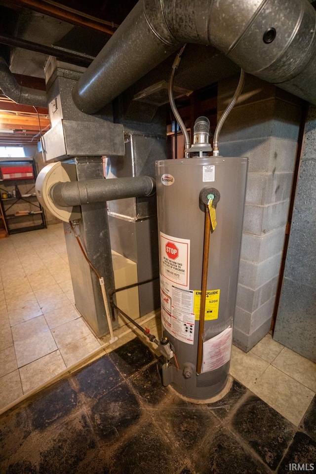 utilities with gas water heater