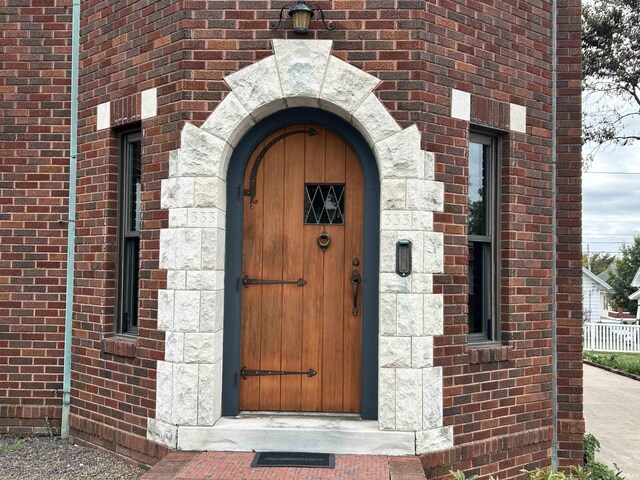 view of entrance to property