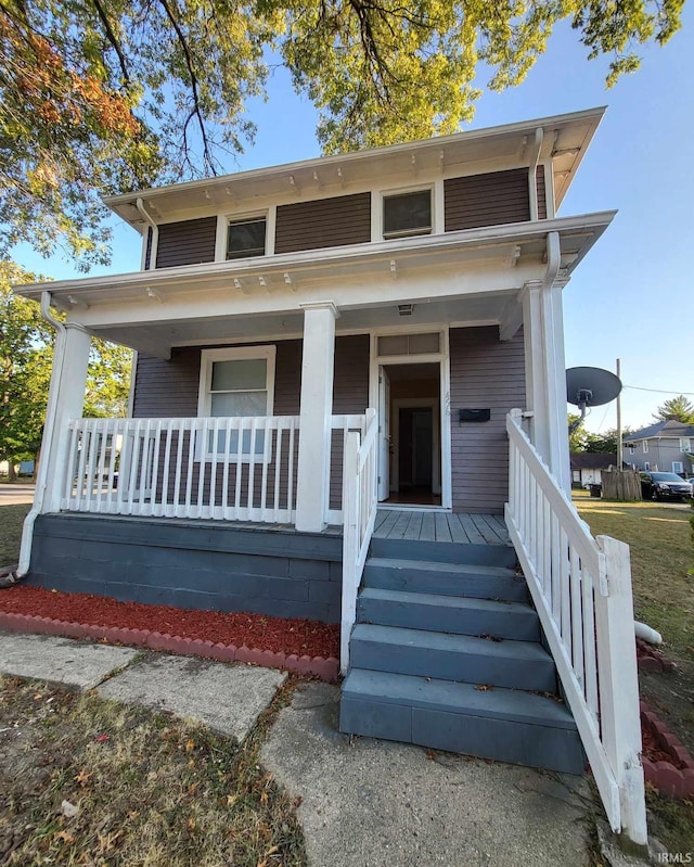 bungalow with a porch