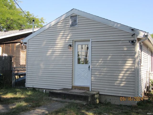 view of rear view of house