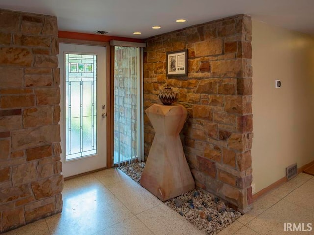 entryway featuring plenty of natural light