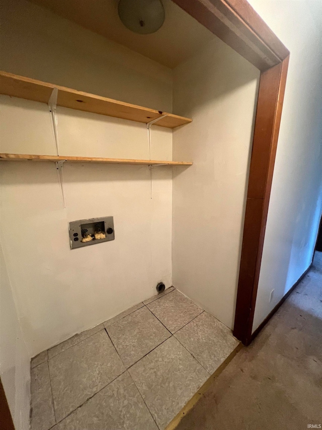 washroom with washer hookup