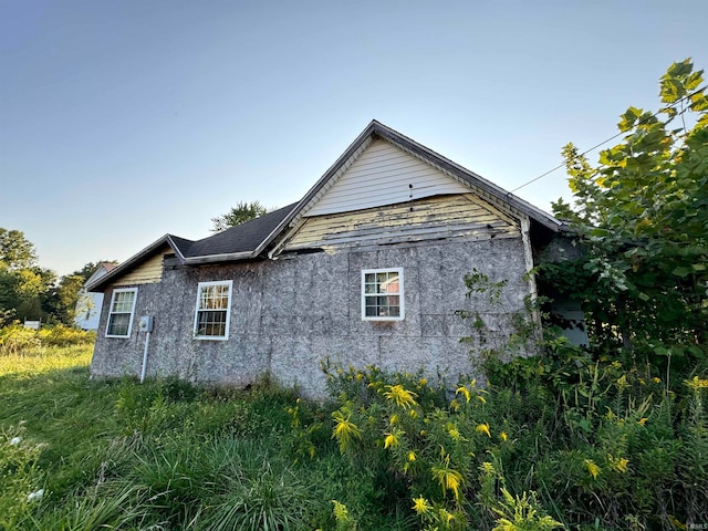 view of property exterior