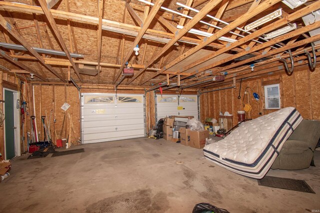 interior space with a baseboard heating unit