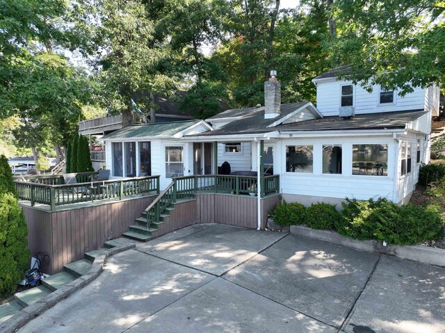 view of front of home