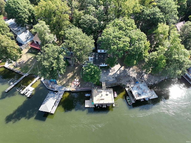 10922 N Lower Lakeshore Dr, Monticello, IN 47960 - bird's eye view with a water view