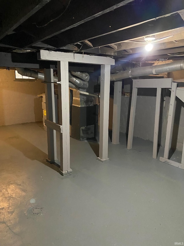 1243 Portage Ave, South Bend, IN 46616 - view of unfinished basement