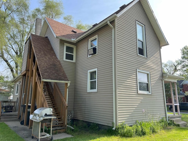 view of rear view of house