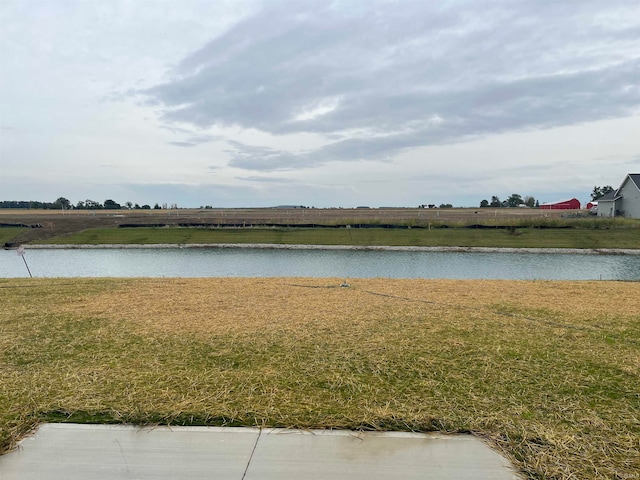 water view with a rural view