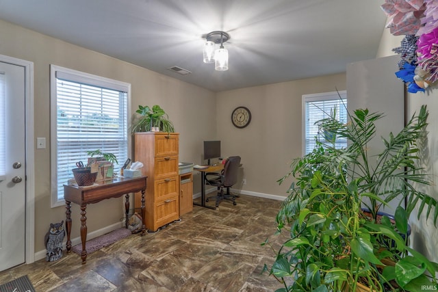 office space with plenty of natural light