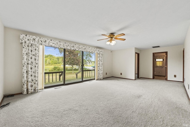 52 Ems B40A1 Ln, Leesburg, IN 46538 - carpeted spare room featuring ceiling fan and baseboards