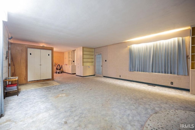 view of unfurnished living room