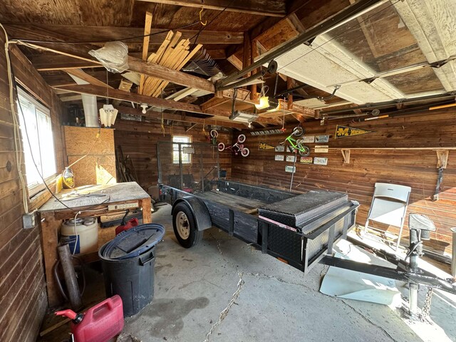 232 S Main St, Avilla, IN 46710 - garage with a garage door opener