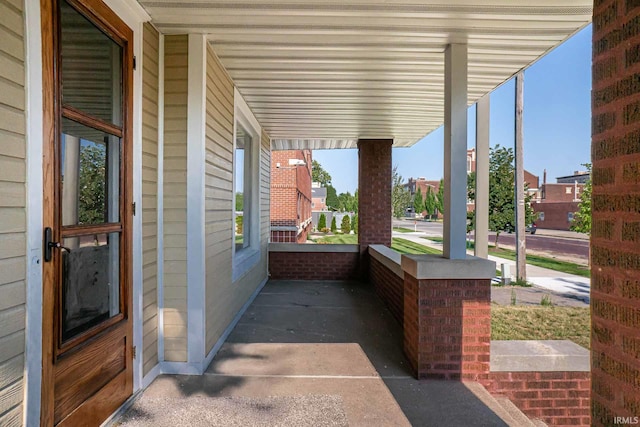 view of patio / terrace featuring a porch