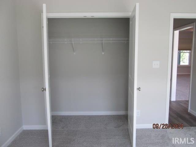 view of closet