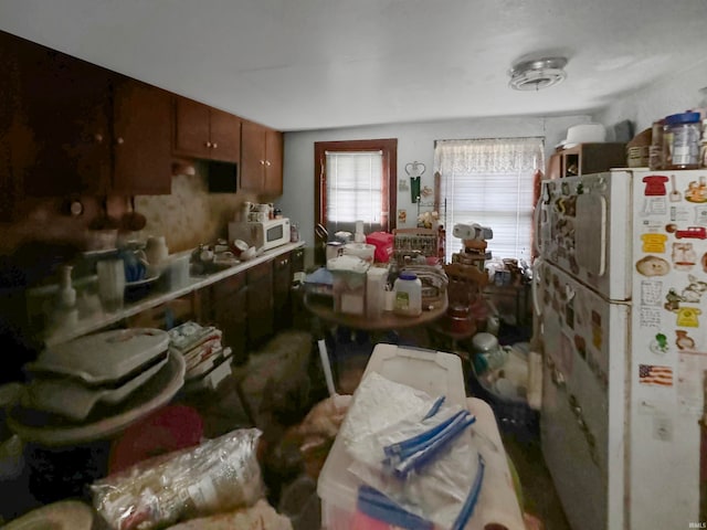 kitchen with white appliances