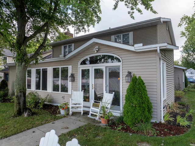 view of front of home