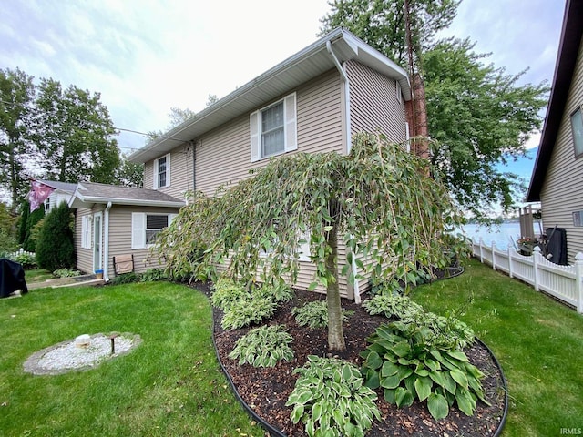 exterior space featuring a yard