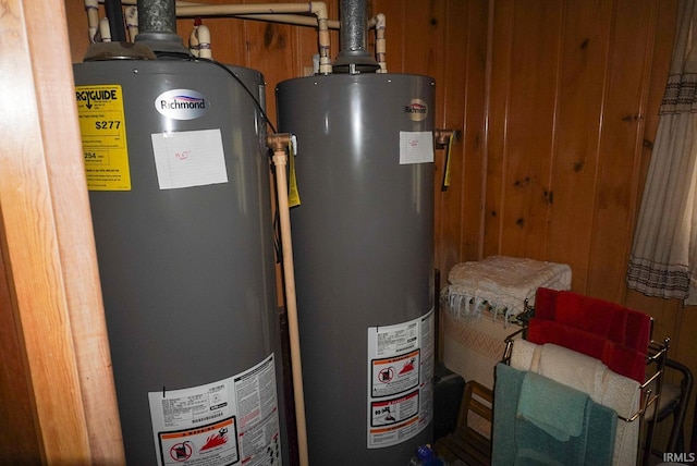 utilities with gas water heater