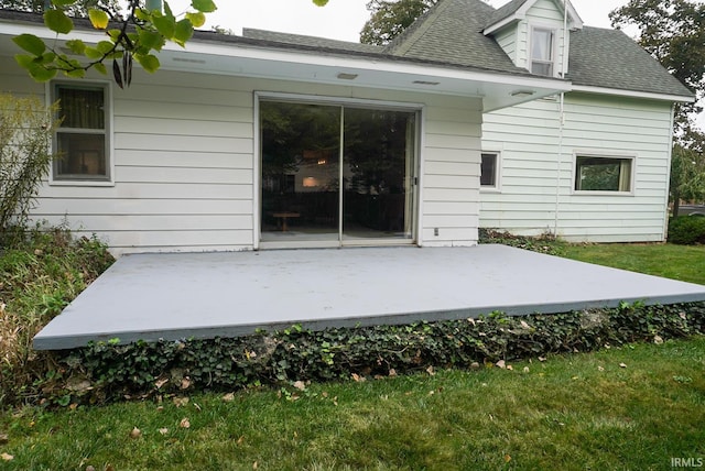 back of house featuring a patio