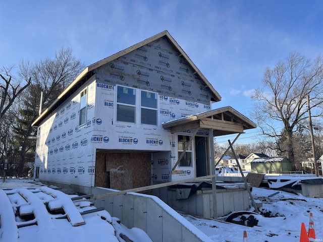 view of property under construction