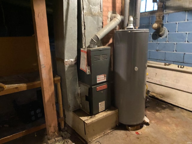 utilities featuring water heater