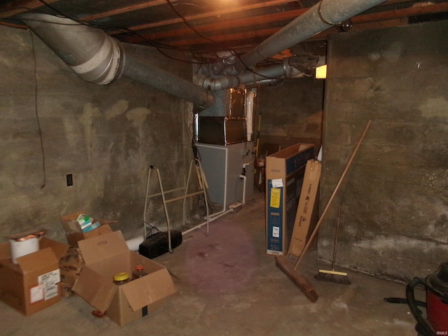 view of basement