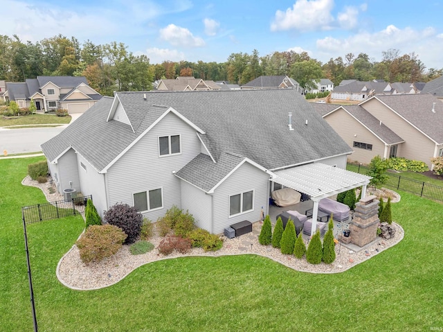 381 Elderwood Ct, Fort Wayne, IN 46845 - birds eye view of property featuring a residential view